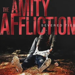 The Amity Affliction - Severed Ties 15 Year Anniversary LP Vinyl Record (Cloudy-Clear & Maroon Colour-in-Colour Coloured Vinyl)