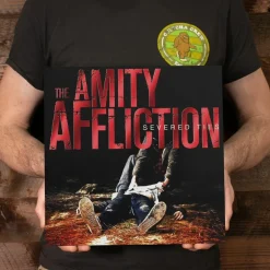 The Amity Affliction - Severed Ties 15 Year Anniversary LP Vinyl Record (Cloudy-Clear & Maroon Colour-in-Colour Coloured Vinyl)