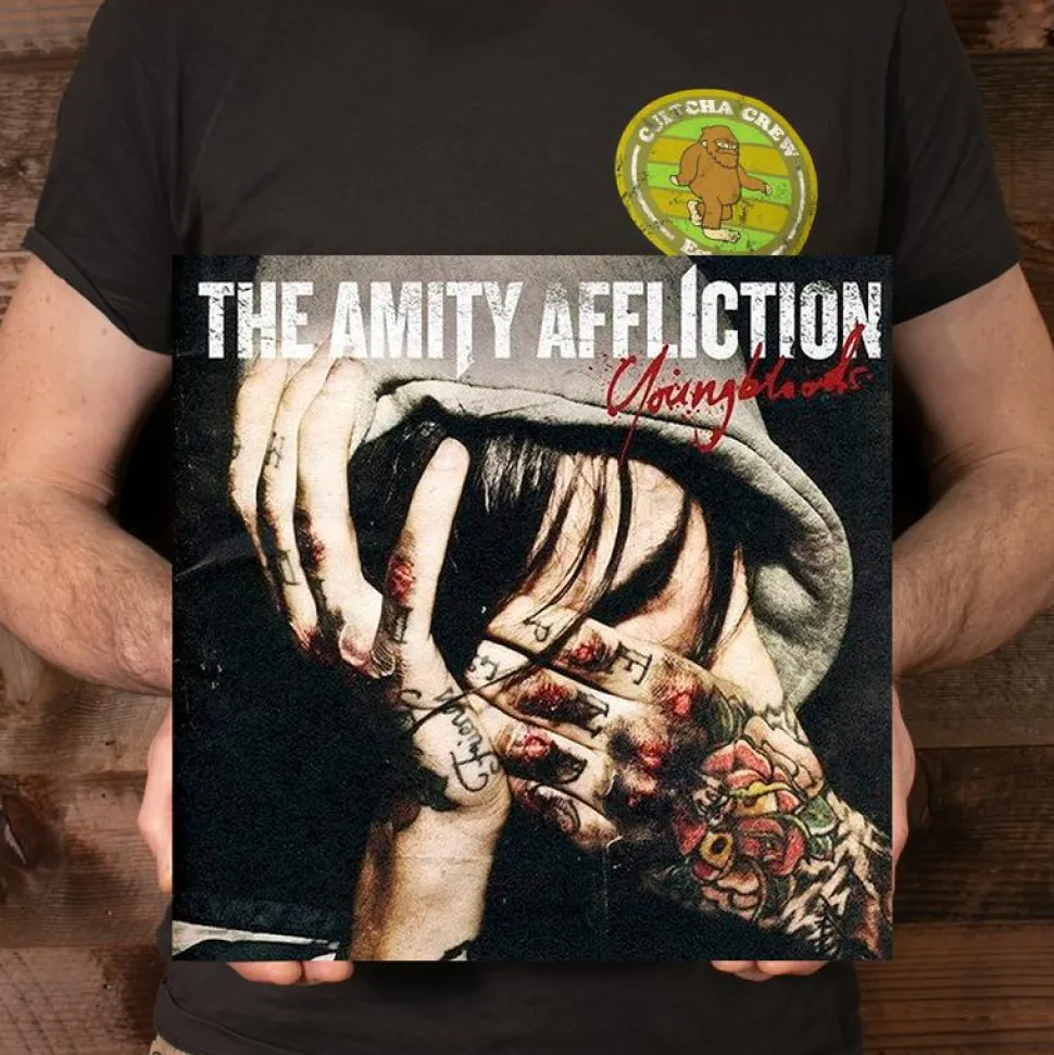 The Amity Affliction - Youngbloods LP Vinyl Record (Translucent Blue Coloured Vinyl)