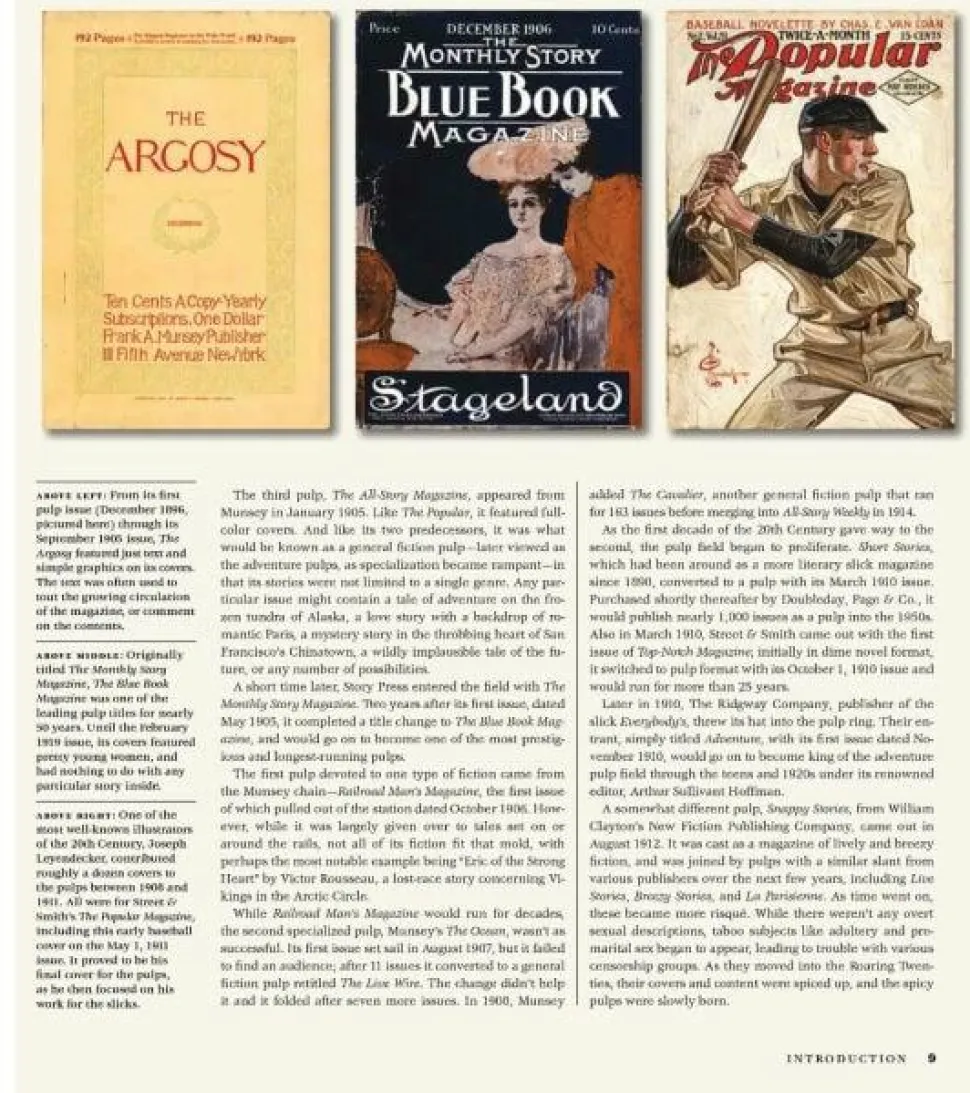The Art of the Pulps - An Illustrated History Hardcover Book