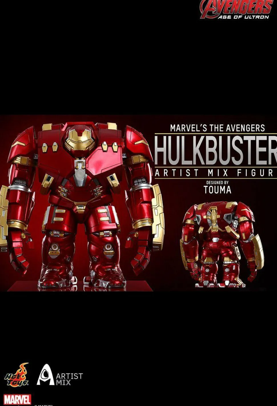 The Avengers - Avengers 2: Age of Ultron - Iron Man Hulkbuster and Battle Damaged Iron Man Mark XLIII (43) Hot Toys Artist Mix Bobble Head 2-Pack
