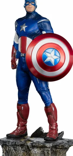 The Avengers - Captain America Battle of New York 1/10th Scale Statue