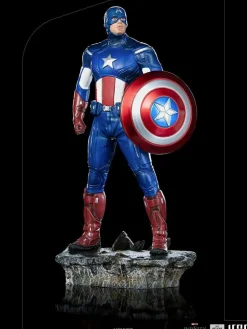 The Avengers - Captain America Battle of New York 1/10th Scale Statue