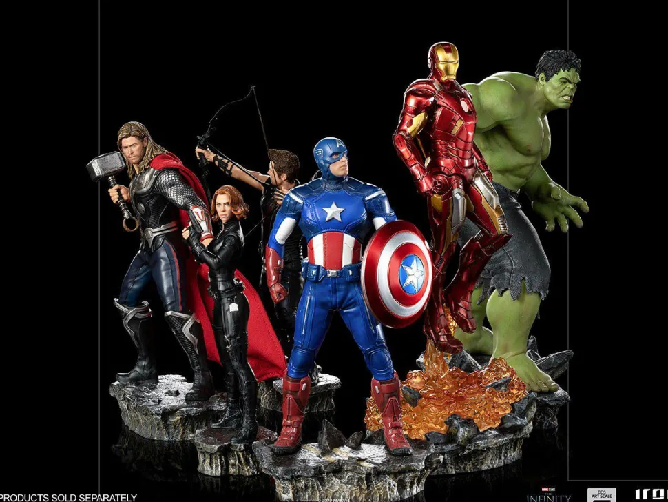 The Avengers - Captain America Battle of New York 1/10th Scale Statue