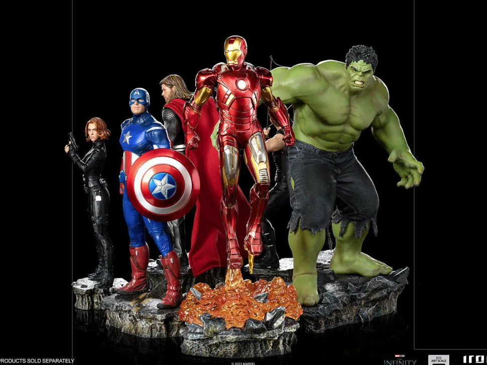 The Avengers - Iron Man Battle of New York 1/10th Scale Statue (Int Sales Only)