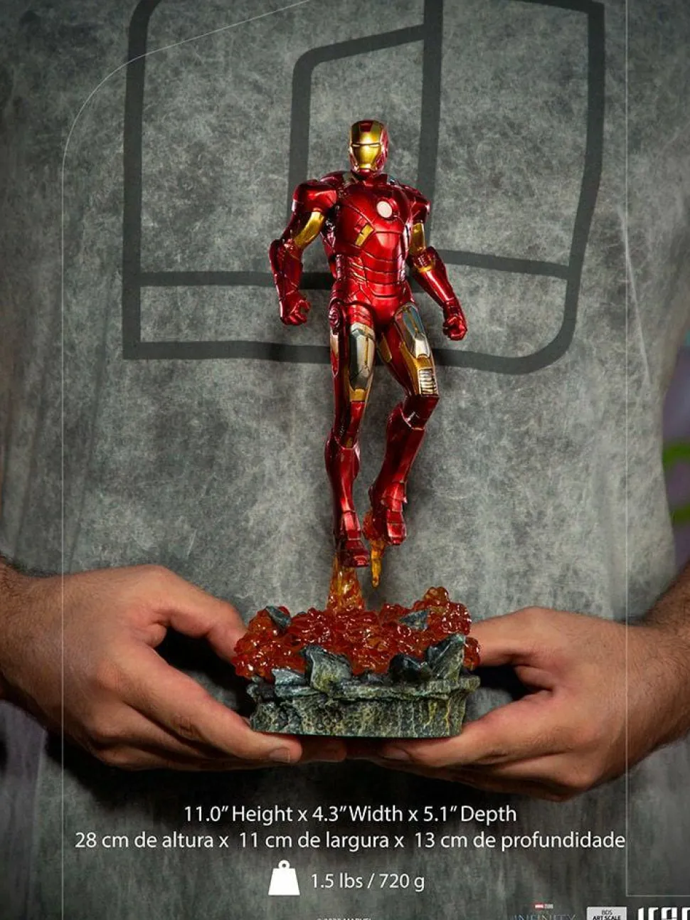 The Avengers - Iron Man Battle of New York 1/10th Scale Statue (Int Sales Only)