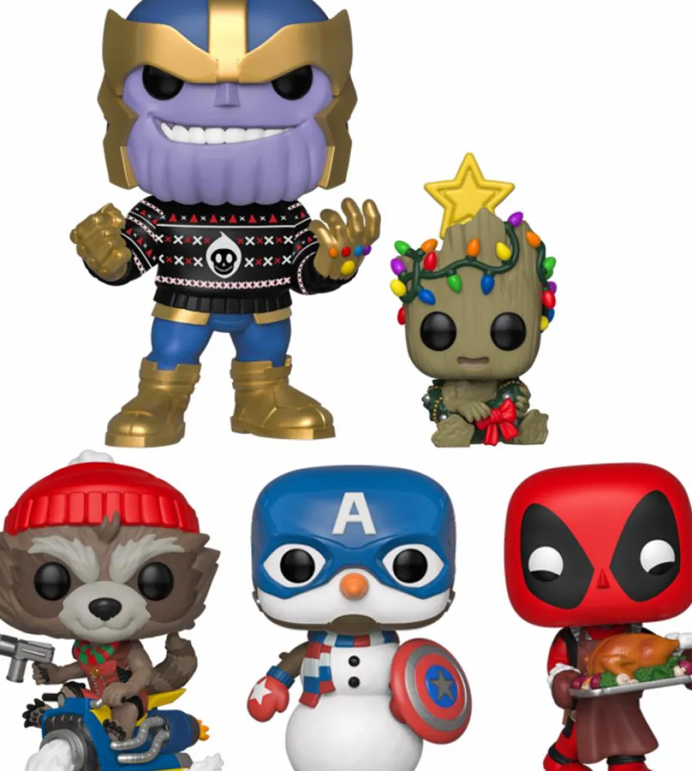 The Avengers - Thanos with Ugly Sweater Christmas Holiday Pop! Vinyl Figure
