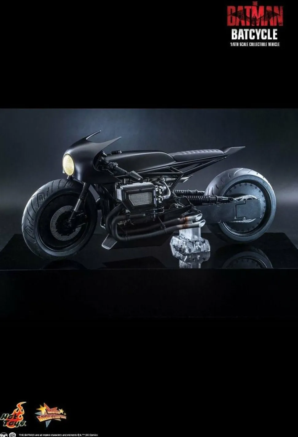 The Batman (2022) - Batcycle 1/6th Scale Hot Toys Action Figure Vehicle Accessory