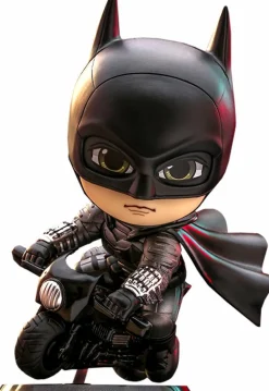 The Batman (2022) - Batman and Batcycle Cosbaby (S) Hot Toys Figure Set