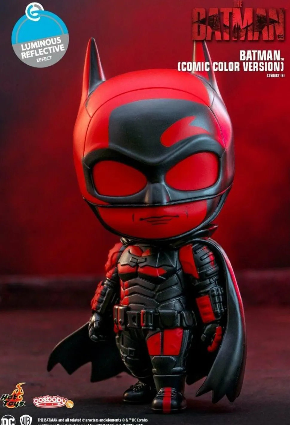 The Batman (2022) - Batman Comic Colour Version Cosbaby (S) Hot Toys Figure