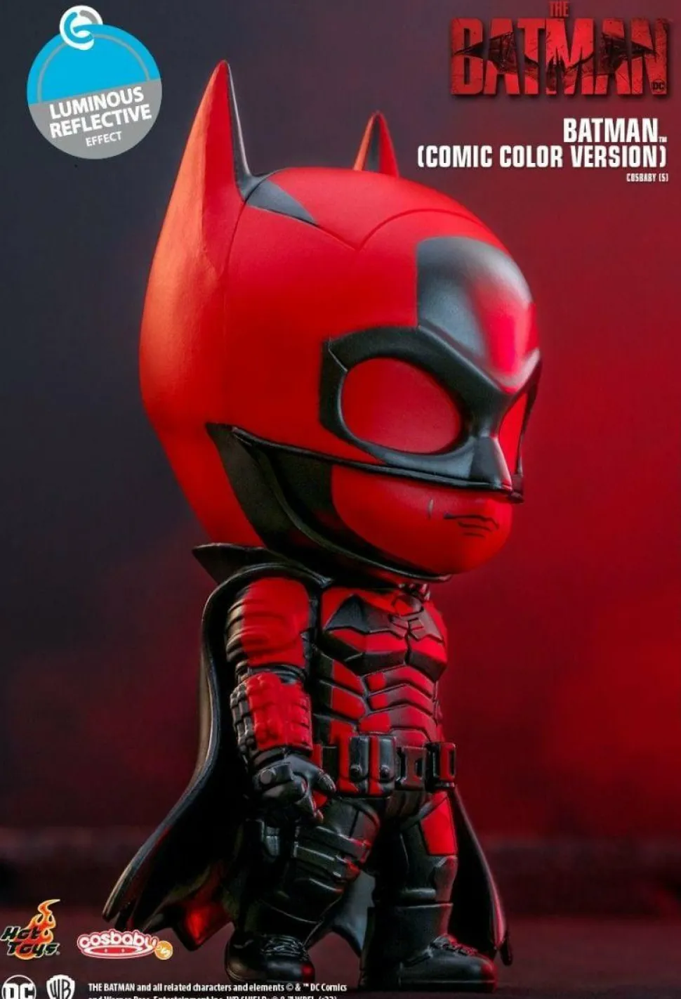 The Batman (2022) - Batman Comic Colour Version Cosbaby (S) Hot Toys Figure