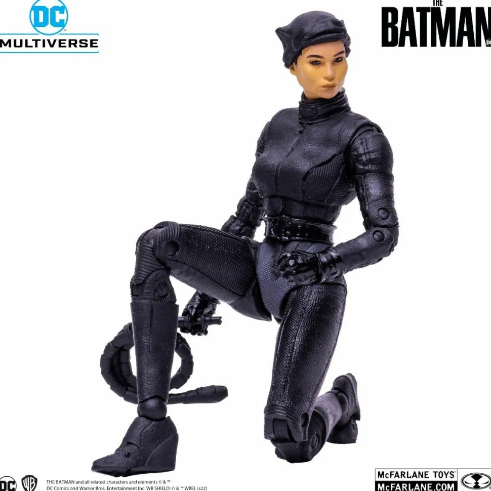 The Batman (2022) - Selina Kyle Catwoman (Unmasked) DC Multiverse 7” Scale Action Figure