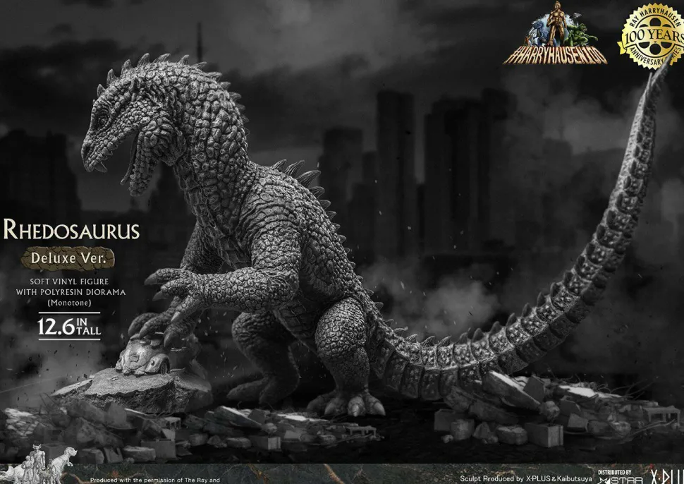 The Beast from 20,000 Fathoms (1953) - Rhedosaurus Mono Version Deluxe 12” Vinyl Statue