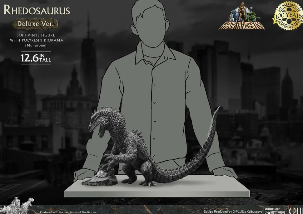 The Beast from 20,000 Fathoms (1953) - Rhedosaurus Mono Version Deluxe 12” Vinyl Statue