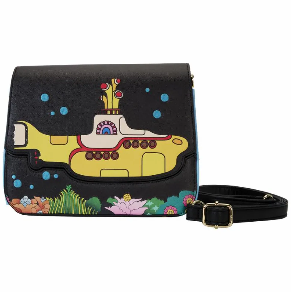 The Beatles - Yellow Submarine 7" Faux Leather Crossbody Bag