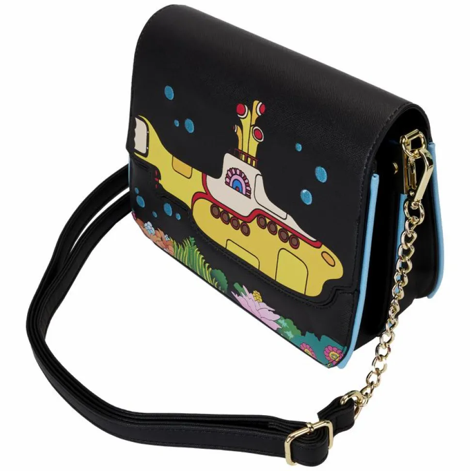The Beatles - Yellow Submarine 7" Faux Leather Crossbody Bag