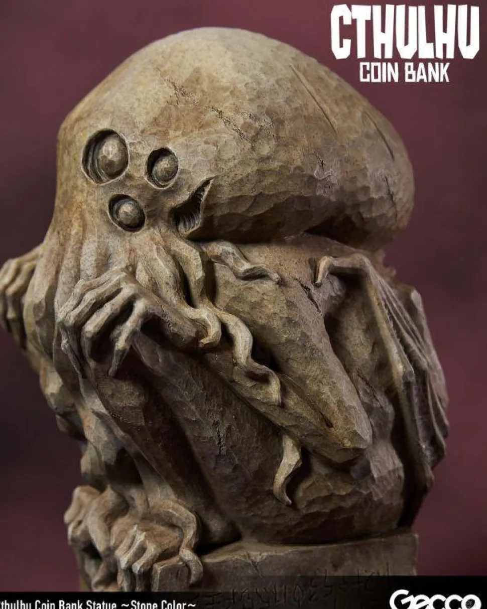 The Call of Cthulhu - Cthulhu (Stone Colour Variant) 9" Coin Bank Statue