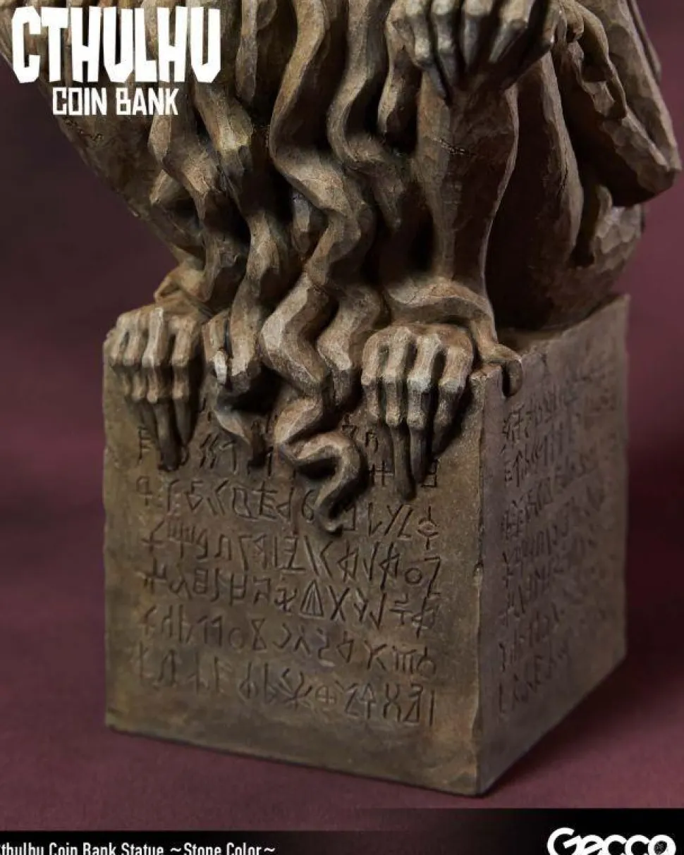 The Call of Cthulhu - Cthulhu (Stone Colour Variant) 9" Coin Bank Statue