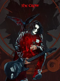 The Crow - The Crow: Real Love is Forever Fine Art Print by Kevin Tong