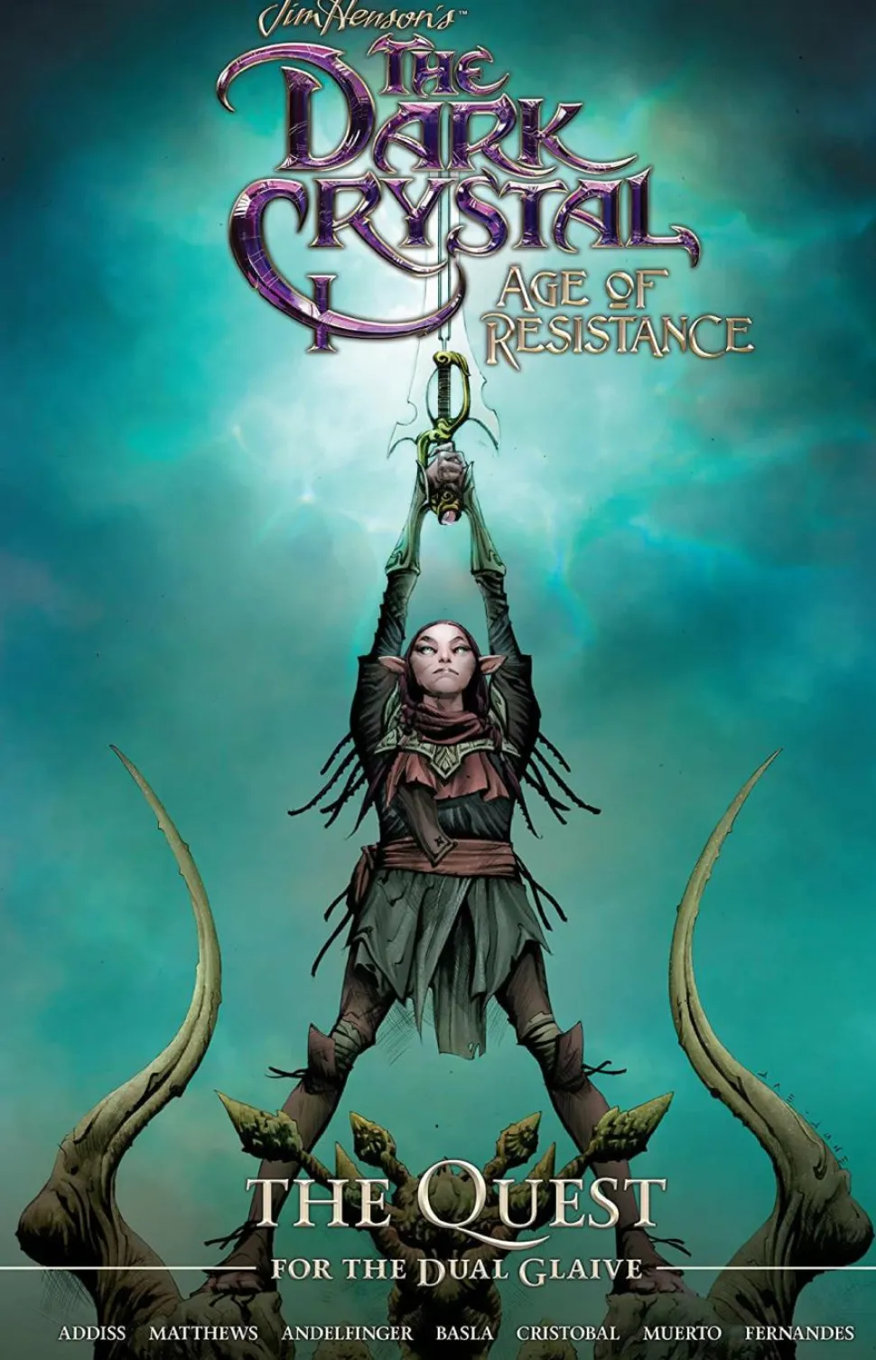 The Dark Crystal: Age of Resistance - Quest for The Dual Glaive Hardcover Book