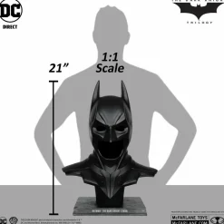 The Dark Knight (2008) - Batman Cowl 1:1 Scale Life-Size Prop Replica