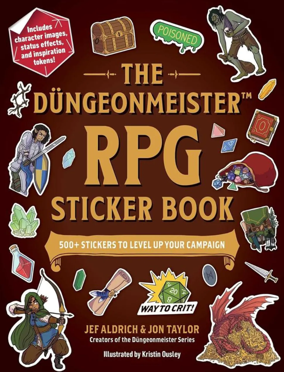 The Dungeonmeister RPG Sticker Book: 500+ Stickers to Level Up Your Campaign Paperback Book