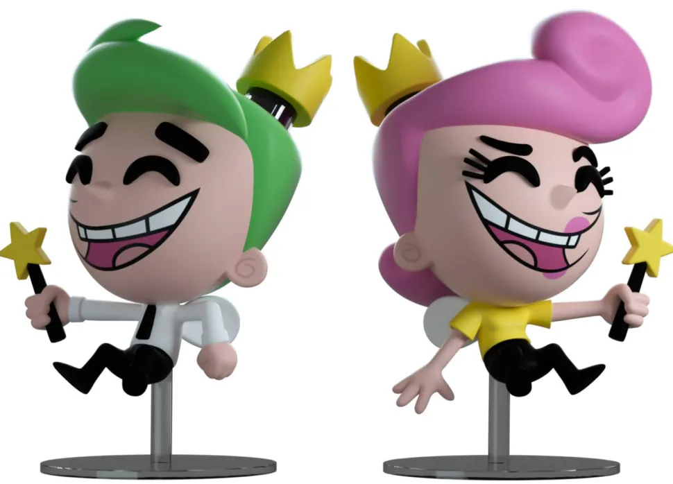 The Fairly OddParents - Cosmo & Wanda 5" Vinyl Figure 2-Pack