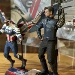 The Falcon and the Winter Soldier - Captain America & Winter Solider Hot Toys 1/6th Scale Action Figure Bundle (Set of 2)