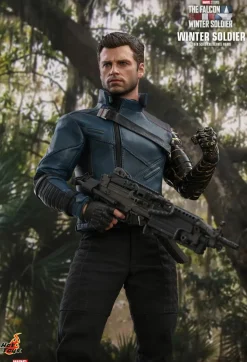 The Falcon and the Winter Soldier - Captain America & Winter Solider Hot Toys 1/6th Scale Action Figure Bundle (Set of 2)