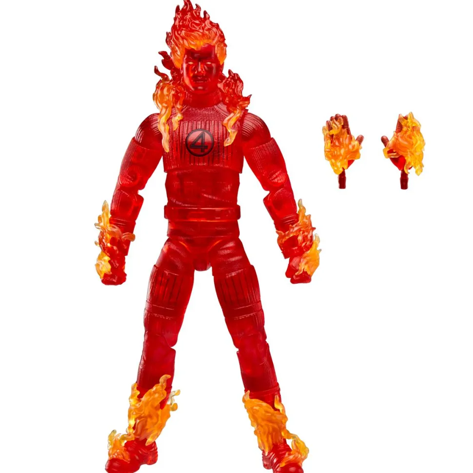 The Fantastic Four: First Steps (2025) - Human Torch Marvel Legends 6" Scale Action Figure