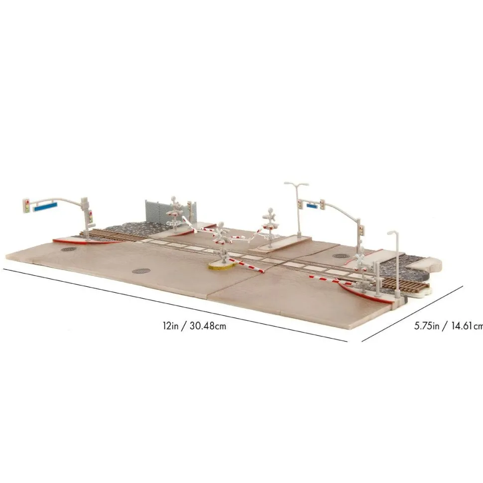 The Fast and the Furious - Final Race (Train Scene) Nano Scene 1.65" Scale Die-Cast Vehicle Diorama Playset
