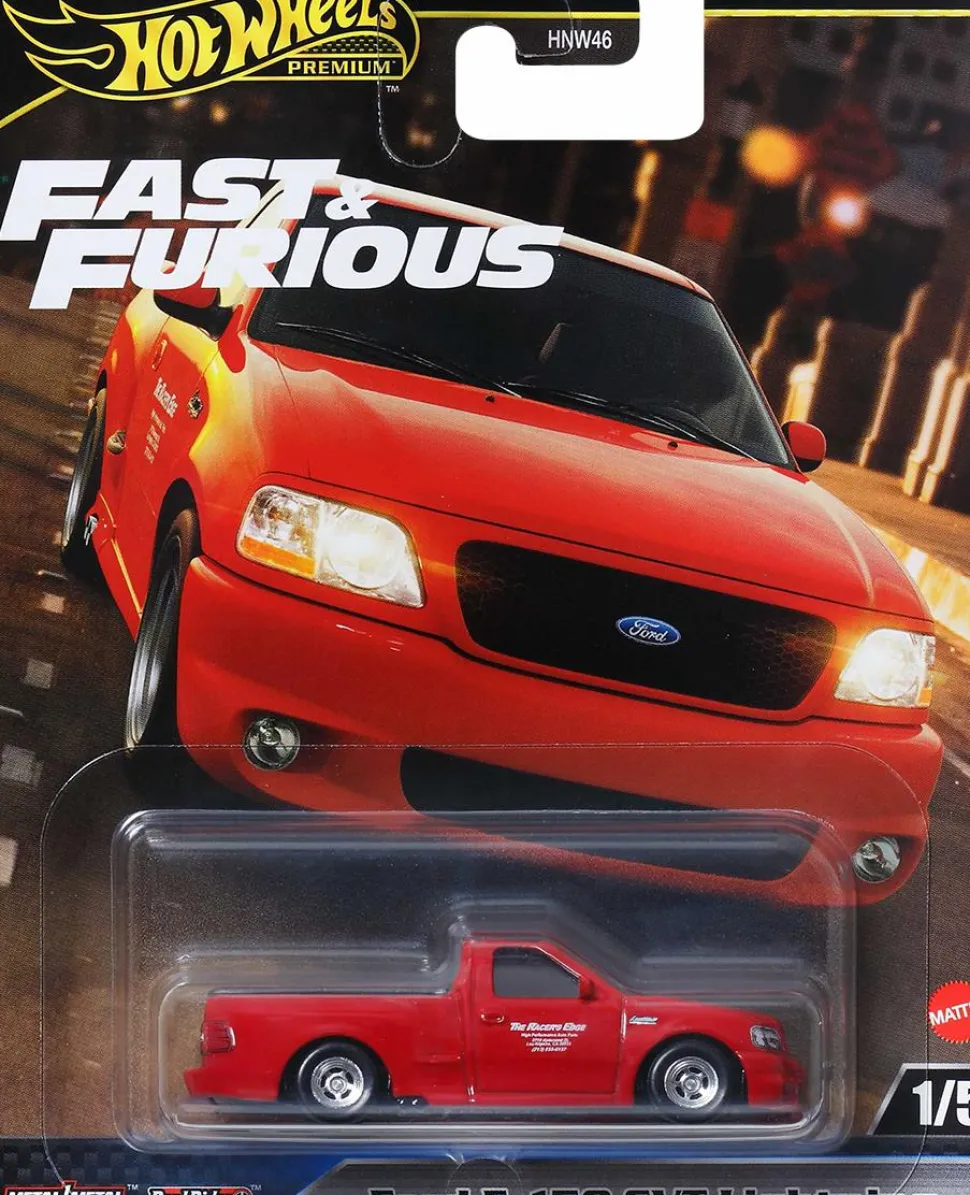 The Fast and the Furious - Ford F-150 SVT Lightning Hot Wheels Premium Real Riders 1/64th Scale Die-Cast Vehicle Replica