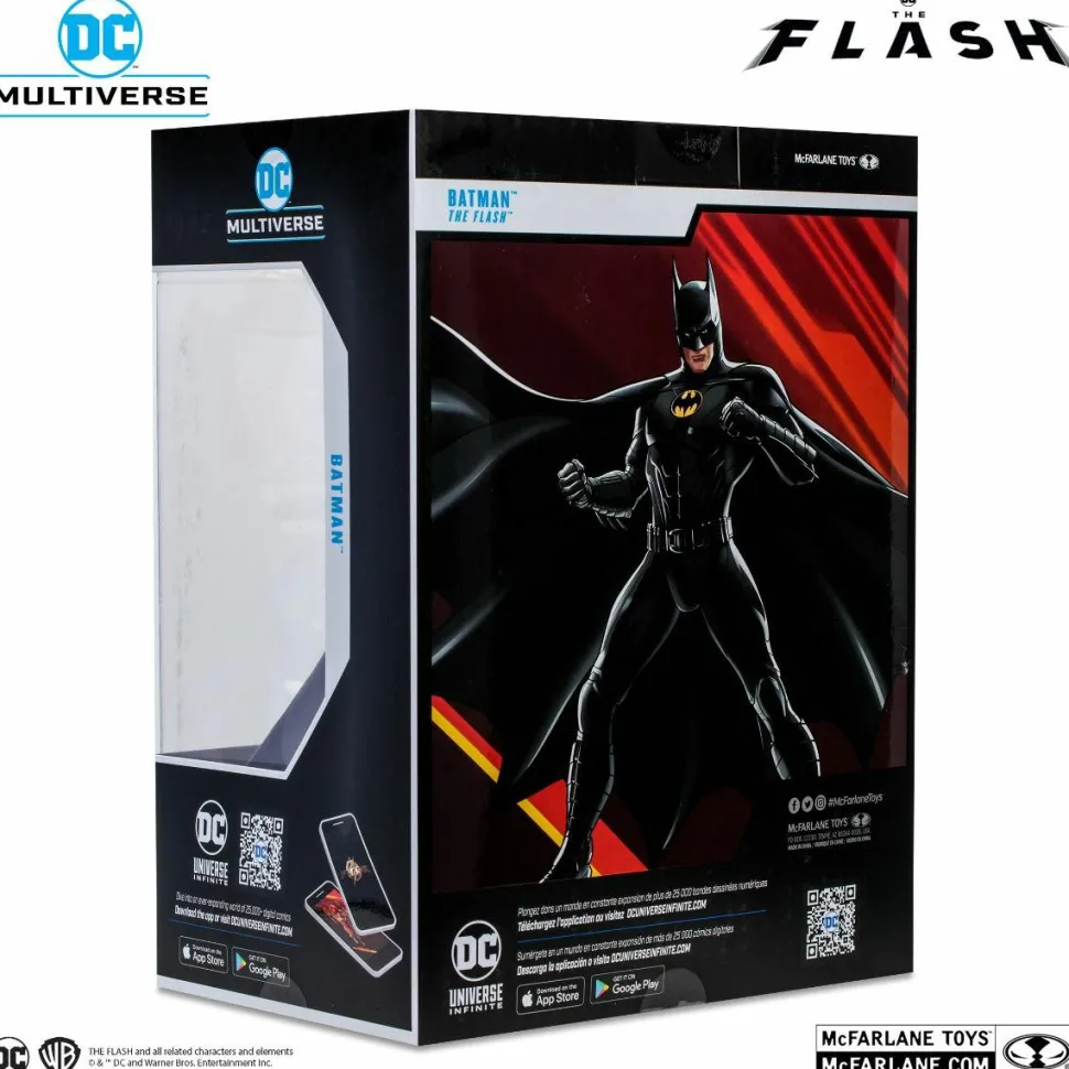 The Flash (2023) - Batman (Multiverse) Unmasked DC Multiverse Gold Label 12" PVC Statue