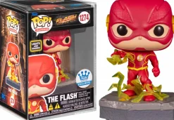 The Flash (2014) - The Flash Pop! Vinyl Figure with Lights & Sounds in Acrylic Pop! Protector (Funko / Popcultcha Exclusive)