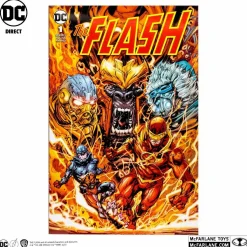 The Flash - Heatwave Page Punchers 7” Scale Action Figure with Comic Book