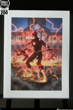 The Flash - The Flash Premium Art Print by Alex Garner