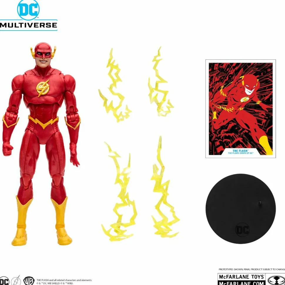 The Flash - Wally West The Flash (Dawn of DC) DC Multiverse Gold Label 7" Scale Action Figure