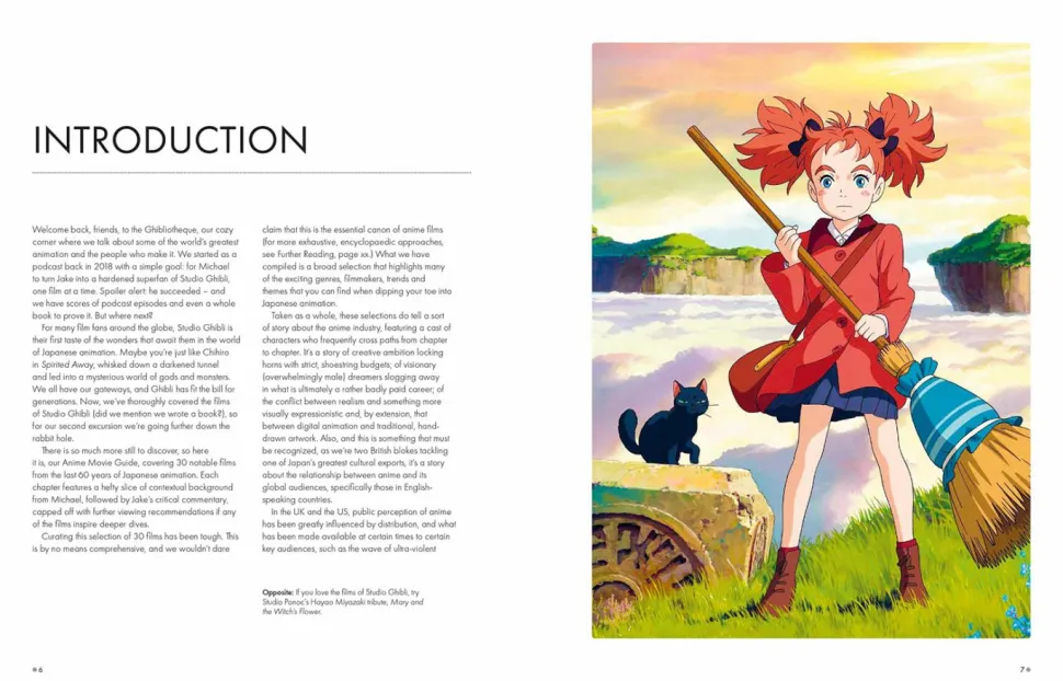 The Ghibliotheque Anime Movie Guide by Michael Leader & Jake Cunningham Hardcover Book