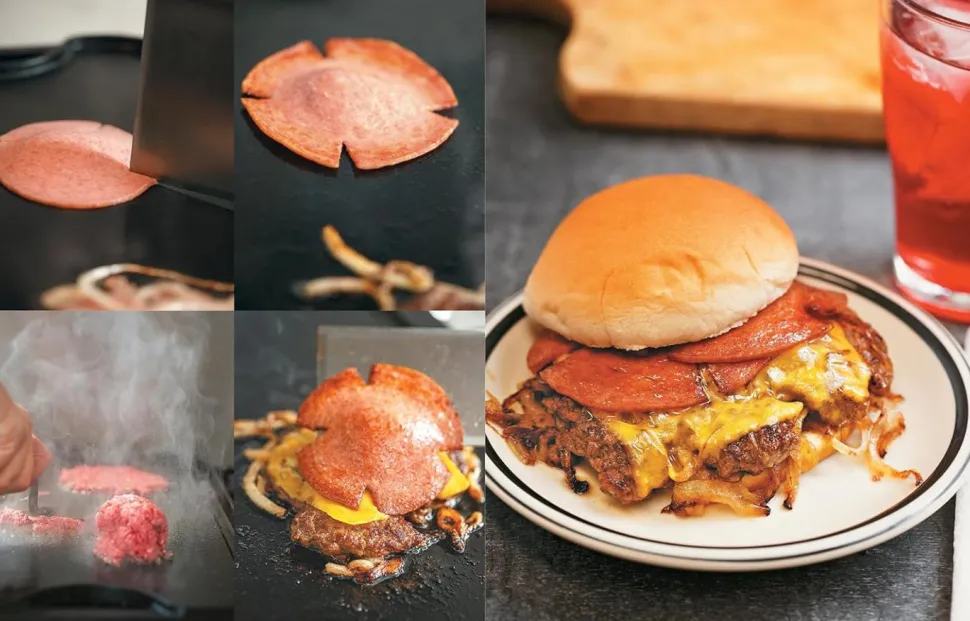 The Great American Burger Book Expanded & Updated Edition by George Motz Hardcover Book
