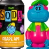 The Great Grape Ape Show - Grape Ape Blacklight SODA Vinyl Figure in Collector Can (International Edition) (2022 Fall Convention Exclusive / Popcultcha Exclusive)