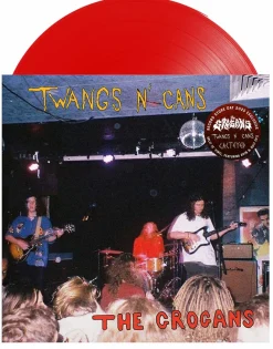 The Grogans - Twangs n’ Cans / Cacteyed Split EP Vinyl Record (2025 Record Store Day Exclusive Red Coloured Vinyl)
