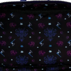 The Haunted Mansion - Black Widow Bride Portrait Lenticular 10” Faux Leather Mini Backpack