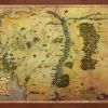 The Hobbit: An Unexpected Journey - Map of Middle Earth 10.5” x 16” Mounted Art Print