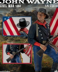 The Horse Soldiers (1959) - John Wayne (Civil War 1863) 1/6th Scale Statue