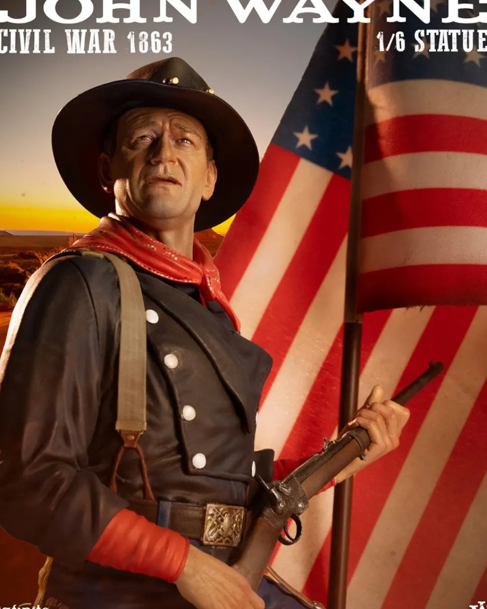 The Horse Soldiers (1959) - John Wayne (Civil War 1863) 1/6th Scale Statue