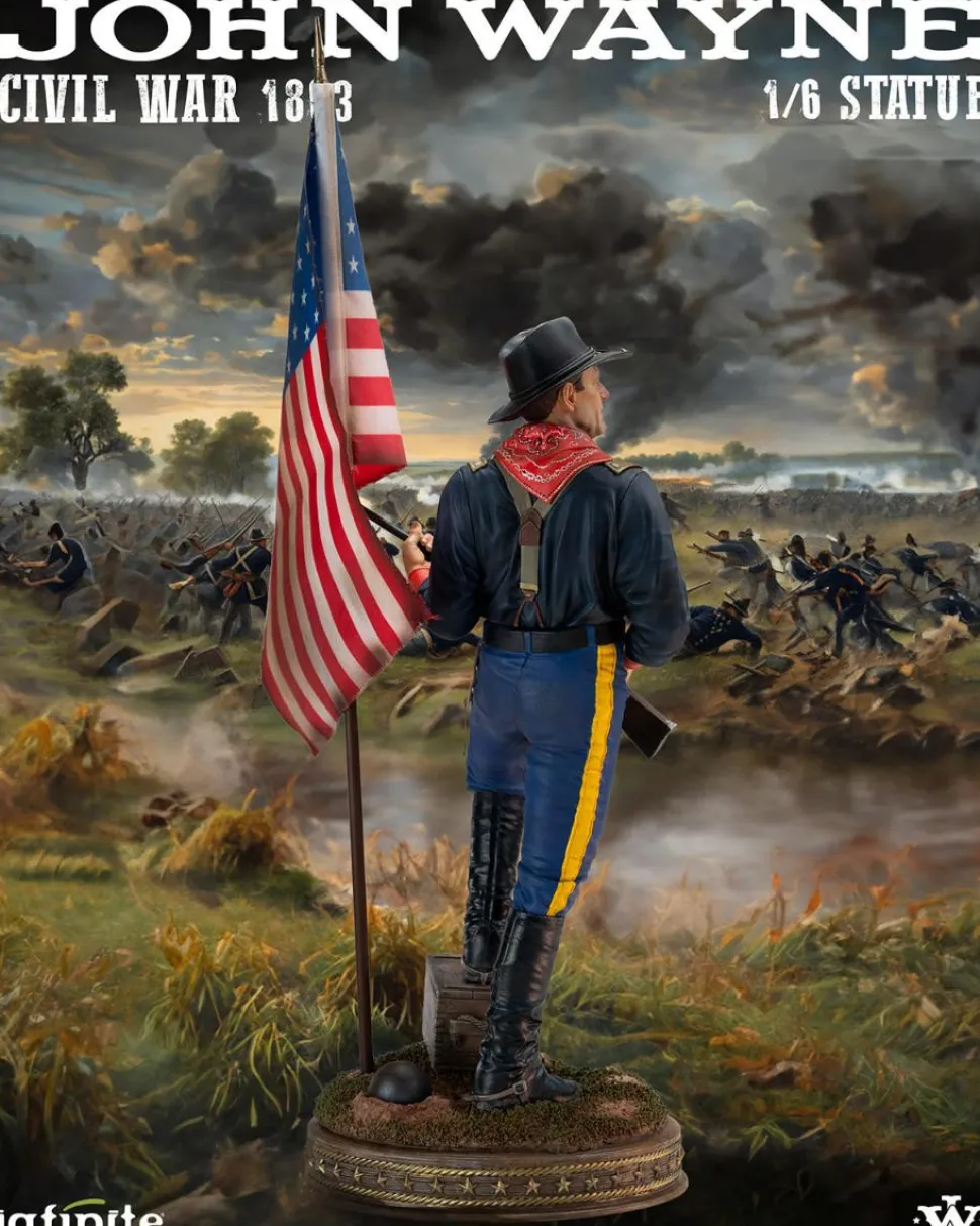 The Horse Soldiers (1959) - John Wayne (Civil War 1863) 1/6th Scale Statue