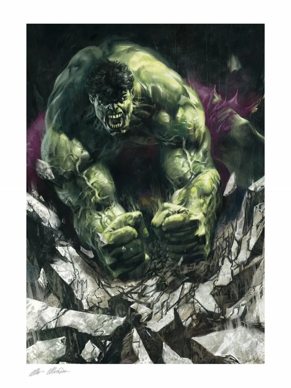 The Incredible Hulk - Hulk #1 Fine Art Print by Marco Mastrazzo