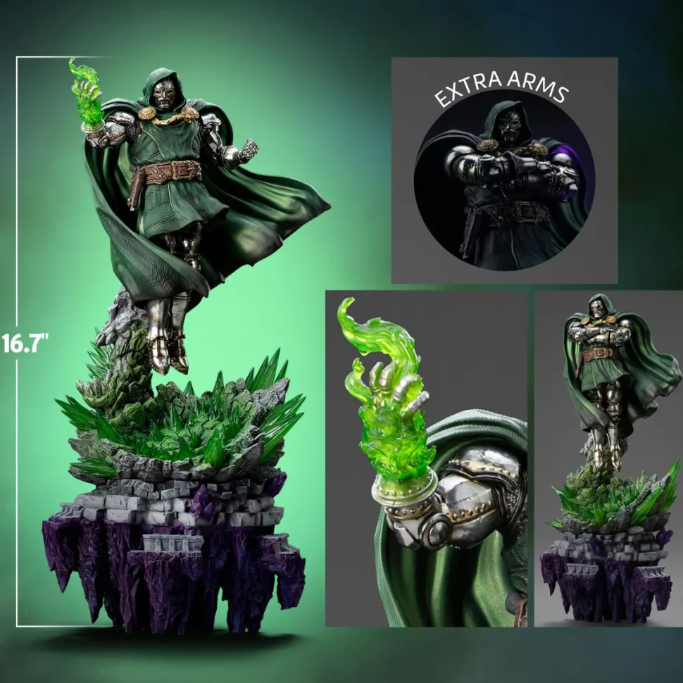 The Infinity Gauntlet - Doctor Doom Deluxe Edition 1/10th Scale Statue