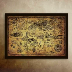 The Legend of Zelda - Hyrule Map 1000 Piece Jigsaw Puzzle