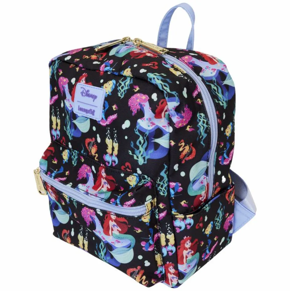 The Little Mermaid (1989) - 35th Anniversary Life is the Bubbles 9" Nylon Mini Backpack